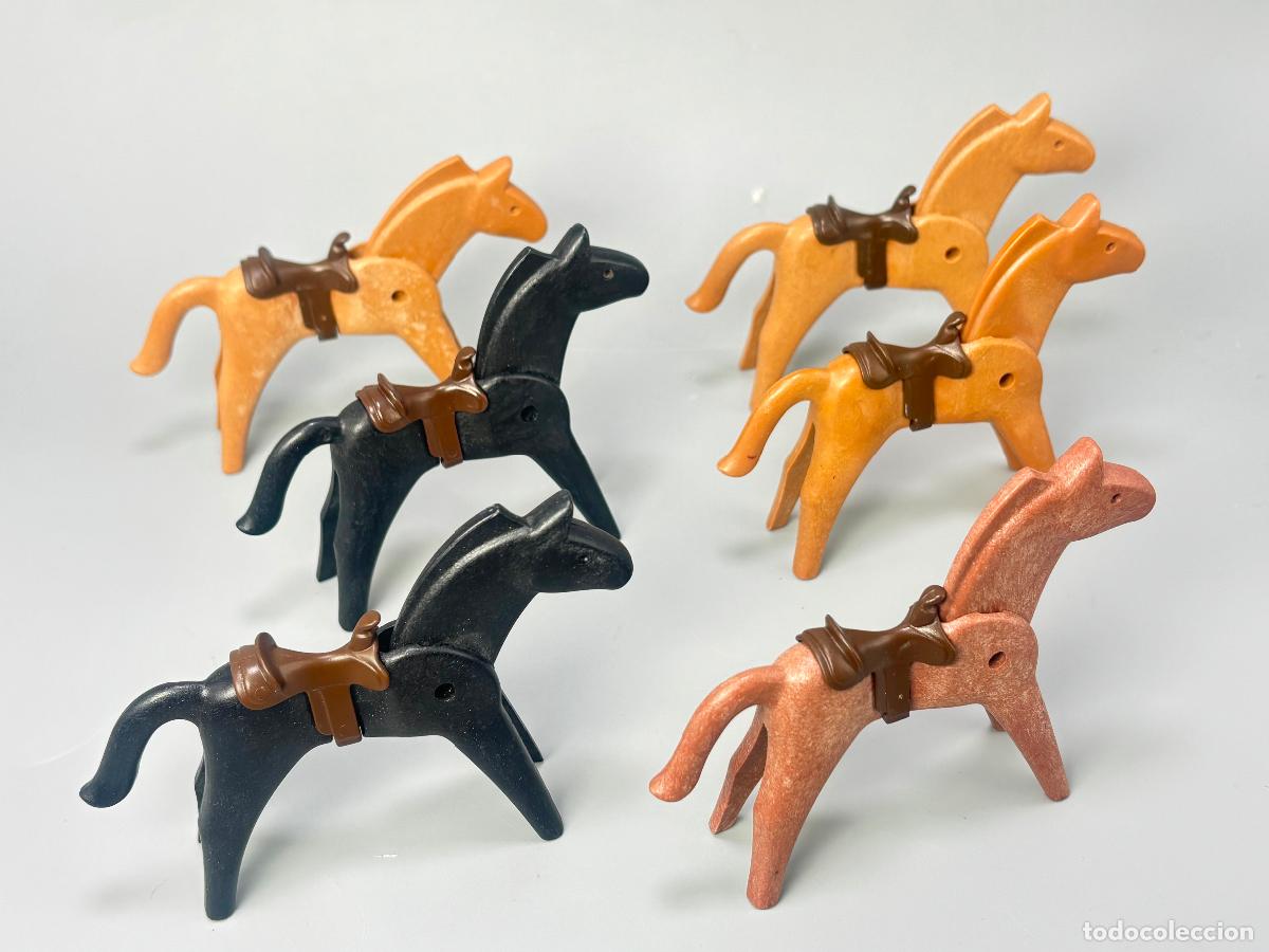 Playmobil: Playmobil lote caballo con silla de montar oeste