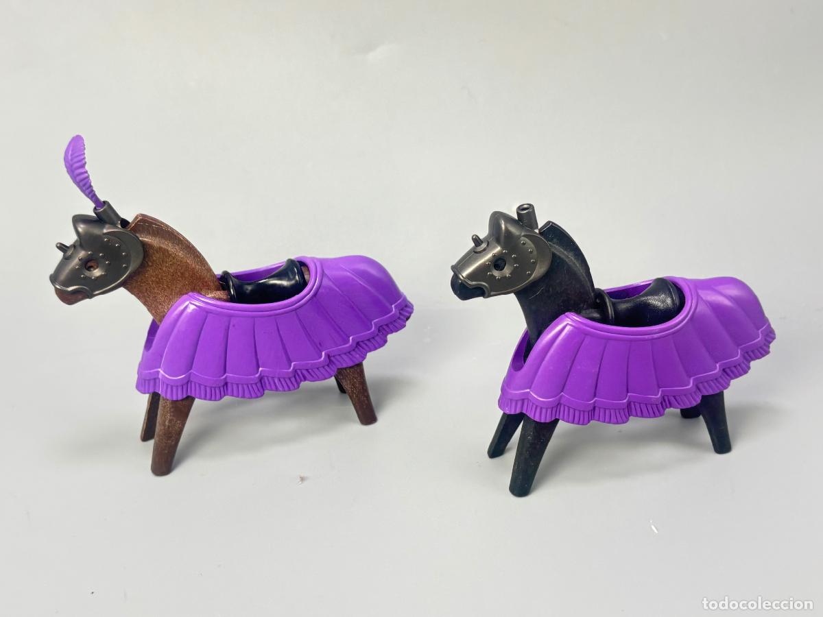 Playmobil: Playmobil 3669 caballo medieval con manta soldado medieval