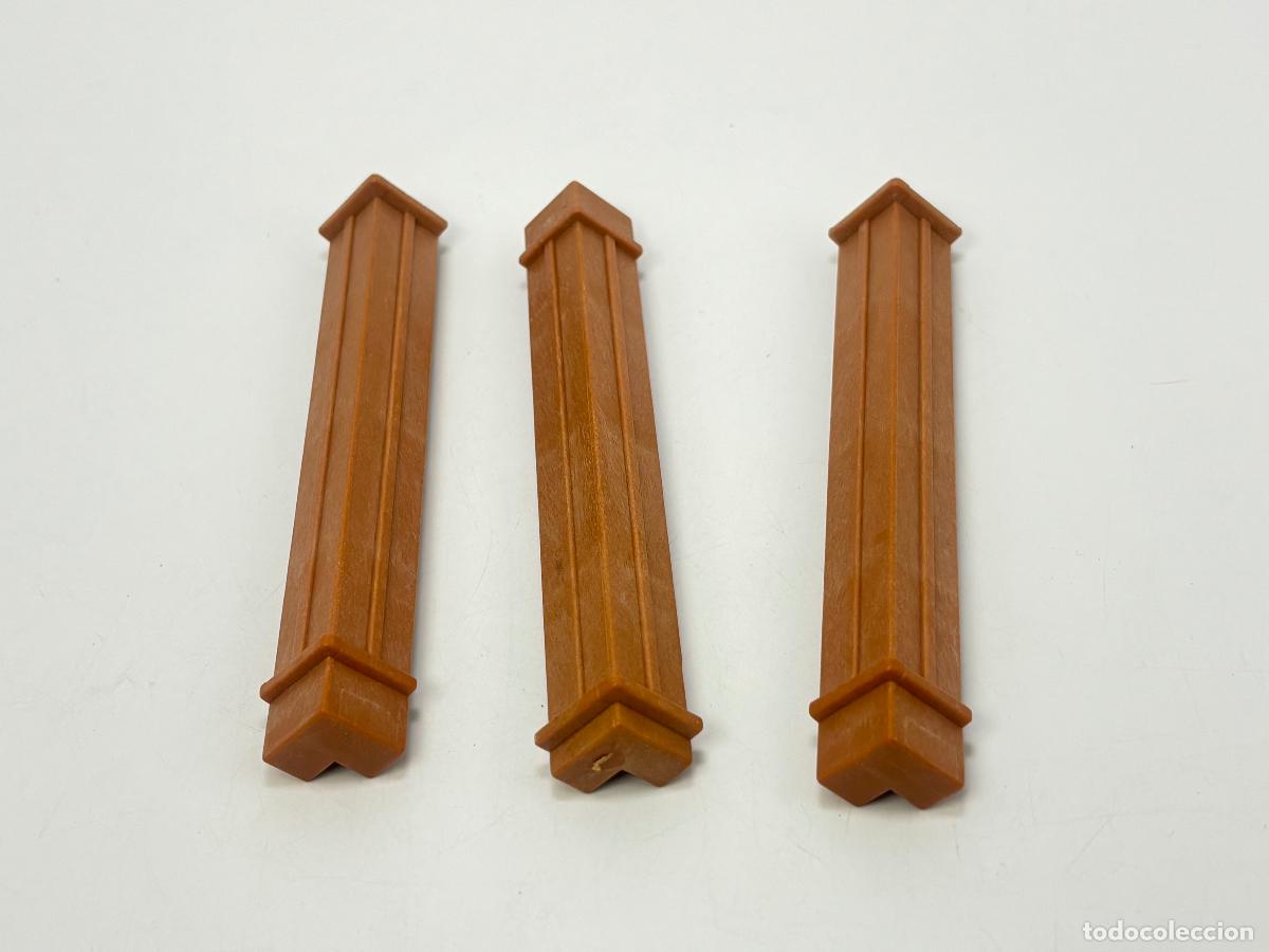 Playmobil: Playmobil lote pilar uni&oacute;n pared casa estaci&oacute;n oeste