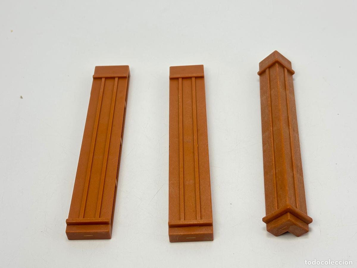 Playmobil: Playmobil lote pilar uni&oacute;n pared casa estaci&oacute;n oeste