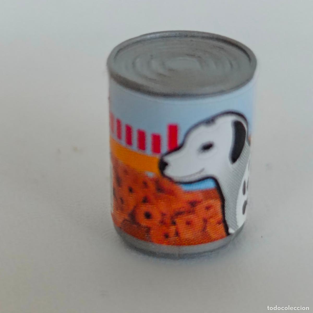 Playmobil: PLAYMOBIL LATA COMIDA DE PERRO CONSERVA TARRO BOTE ENVASE COCINA TIENDA SUPERMERCADO