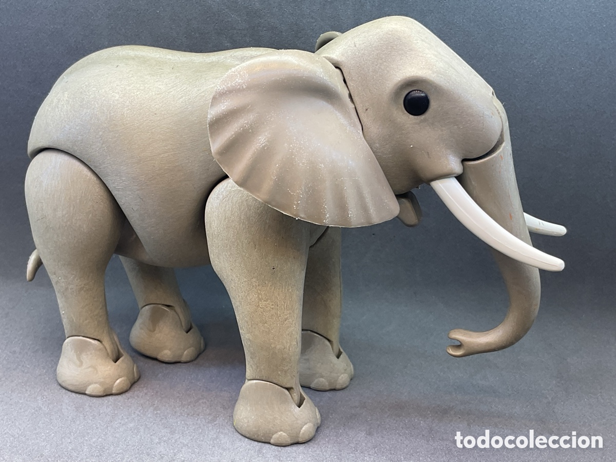 Playmobil: Antigua Figura Playmobil. Elefante Adulto. Geobra 1980.