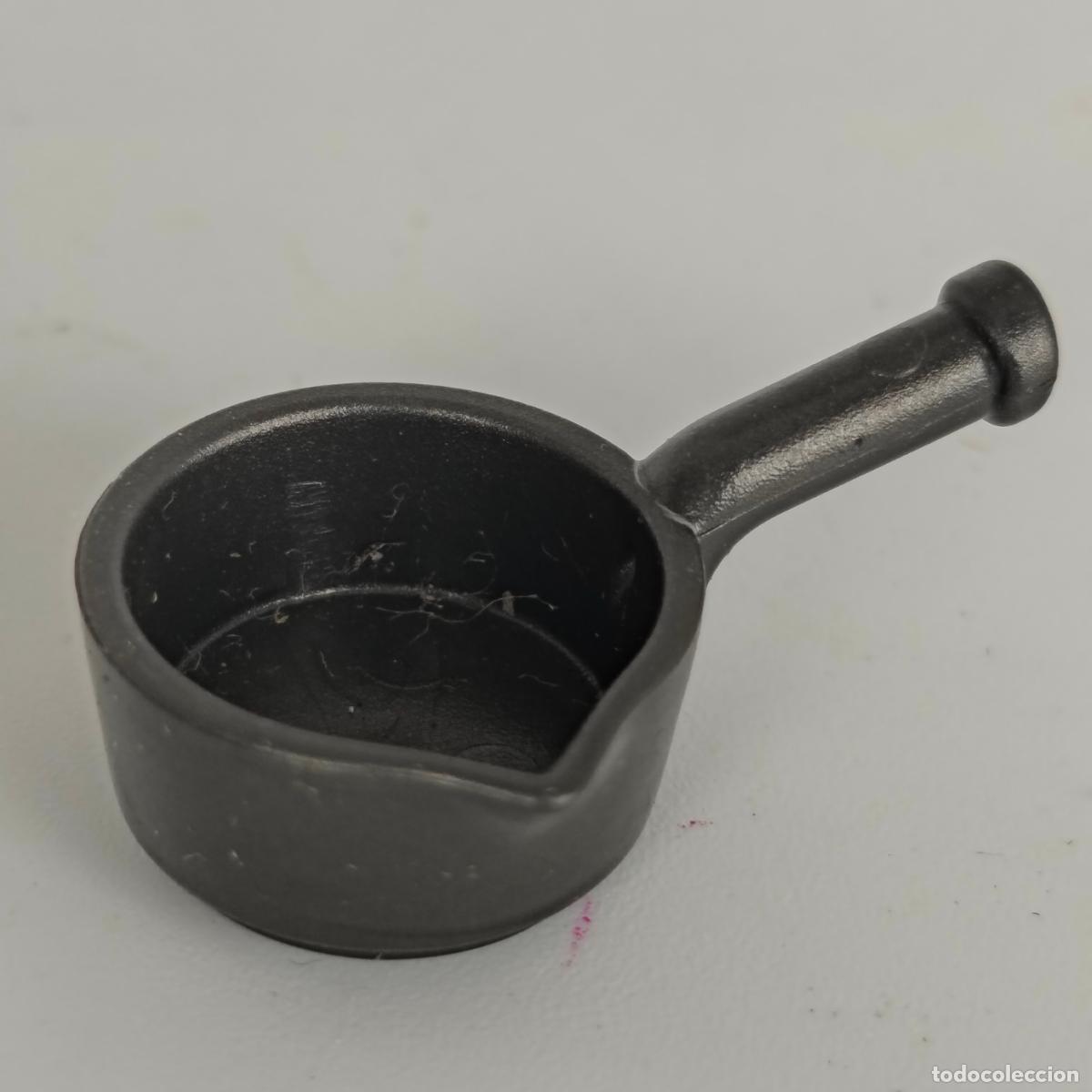 Playmobil: Cazo Playmobil para cocinar - Color Gris - Accesorios Cocina, Cacharros p/ Comer - Comidas 4859
