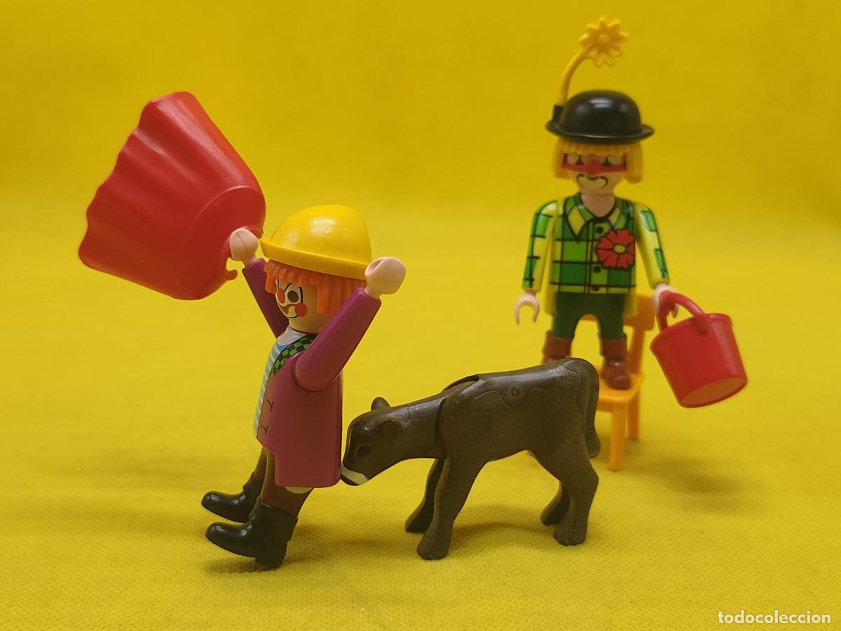 Playmobil: Playmobil Payasos enanos con becerra
