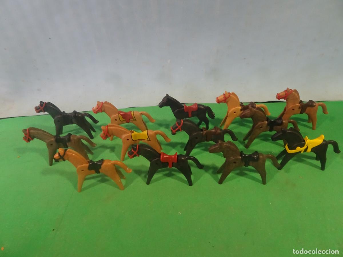 Playmobil: PLAYMOBIL - LOTE DE 13 CABALLOS CABALLOS