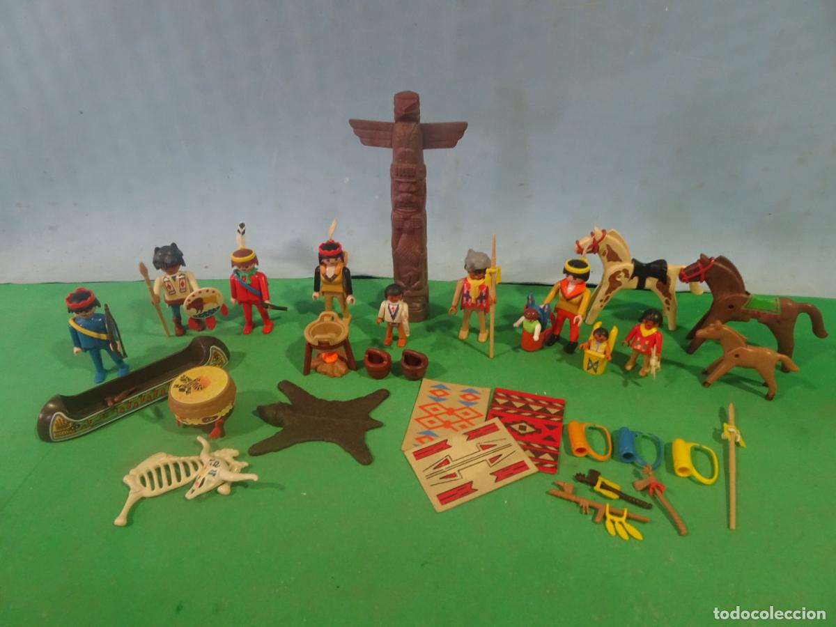 Playmobil: PLAYMOBIL - CAMPAMENTO INDIO-CABALLOS -INDIOS-OESTE