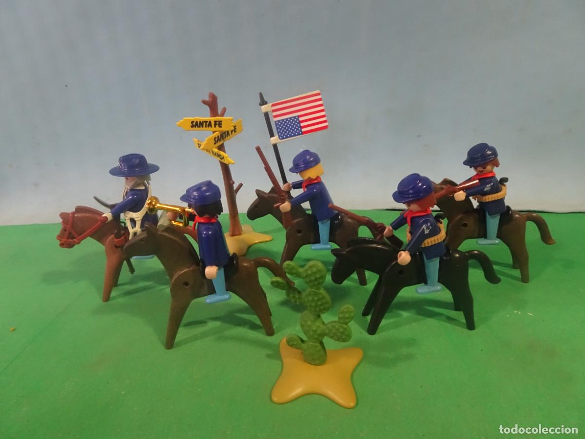 Playmobil: PLAYMOBIL - SOLDADOS NORDISTAS -CABALLOS -INDIOS-OESTE