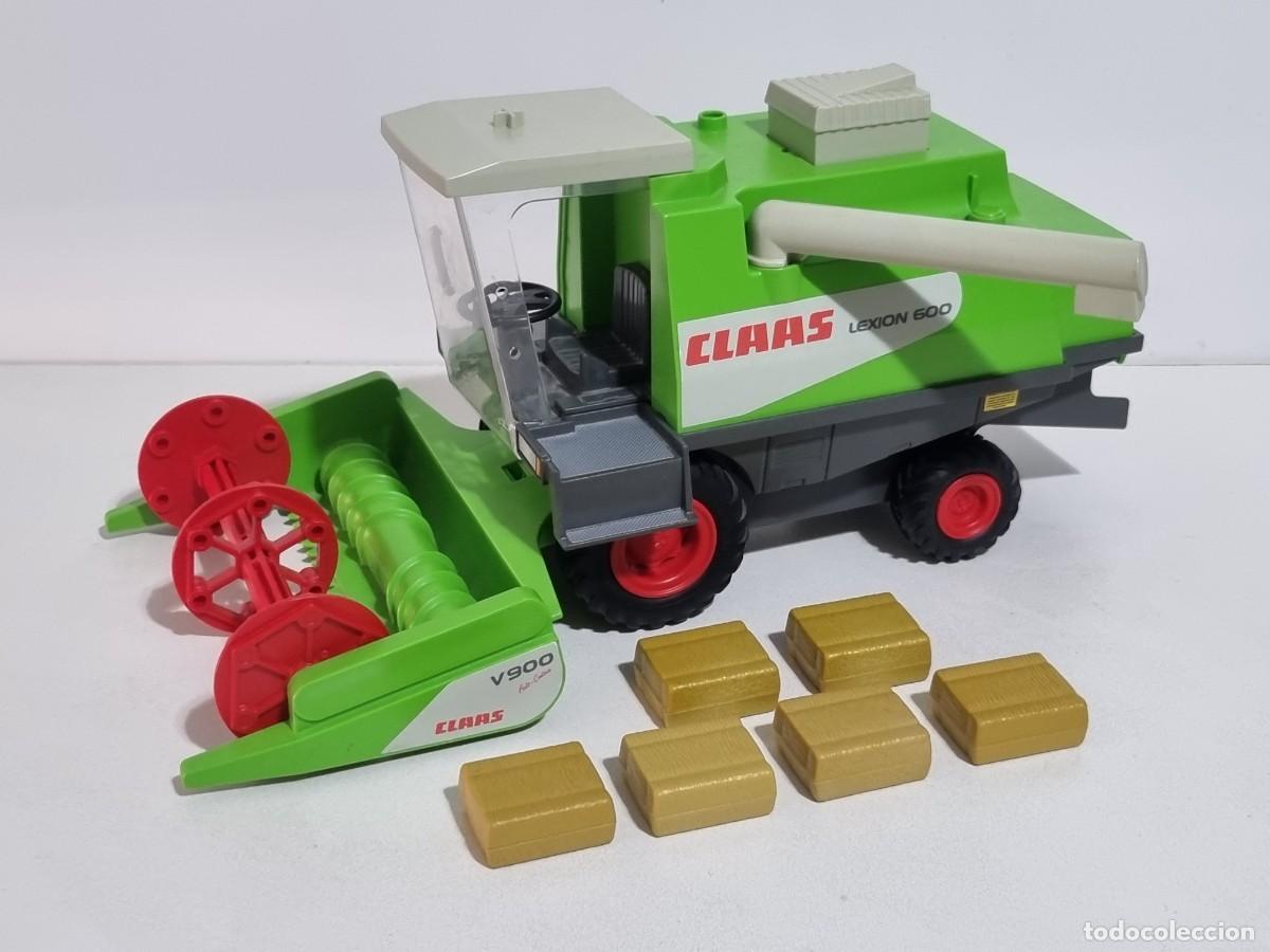 Playmobil: Playmobil 9532 Antiguo Tractor Campo Cosechadora Granja Segadora Alpaca Paja