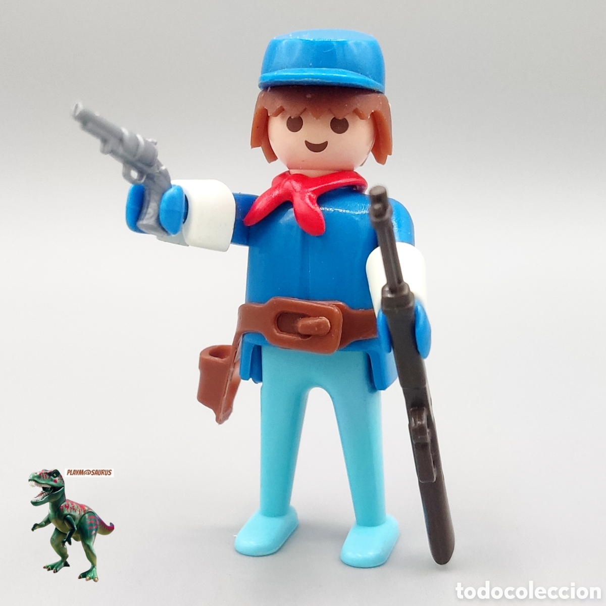 Playmobil: Playmobil soldado de la union yankee nordista US vintage 3242 3244 3353 3408 3419 3429 3485 3582