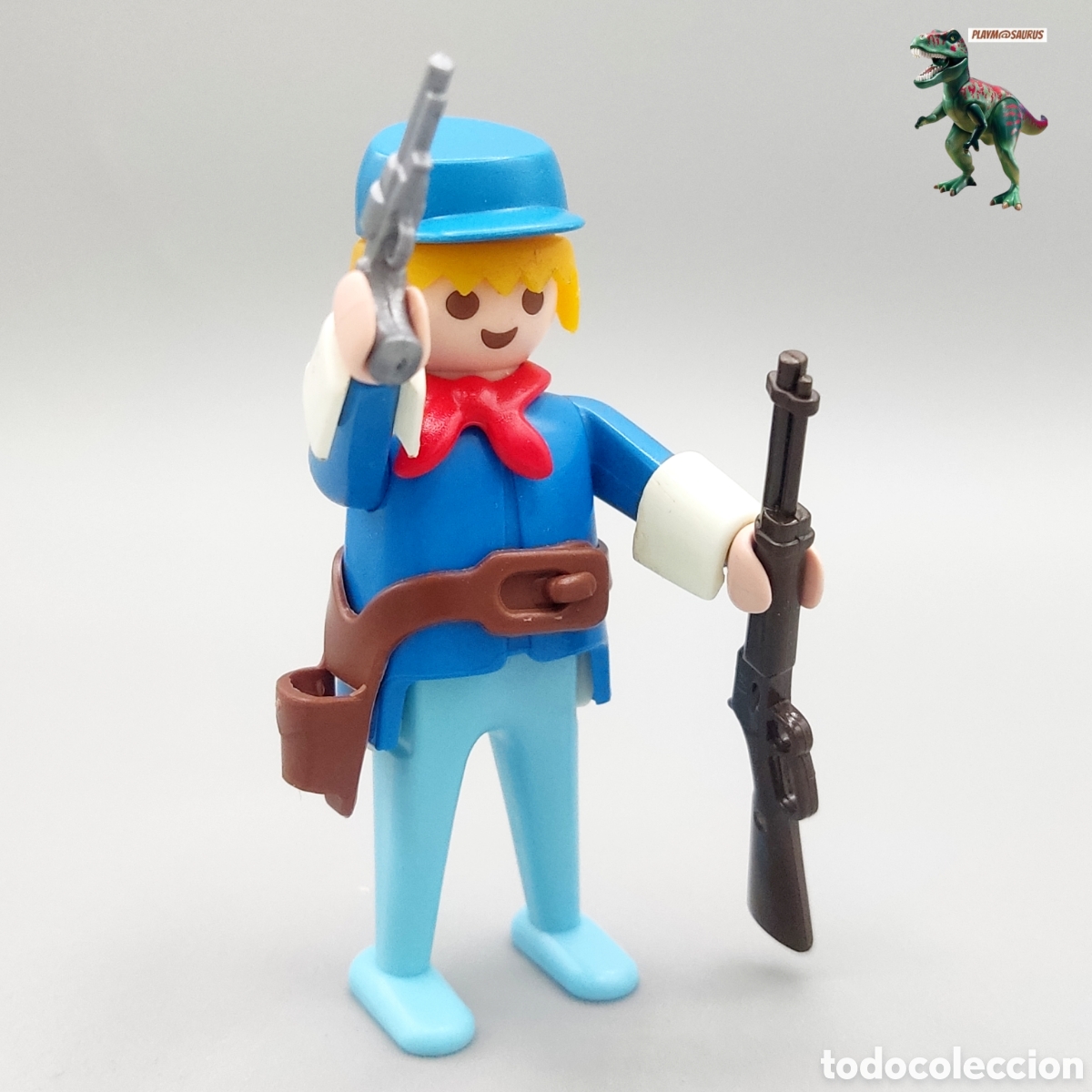 Playmobil: Playmobil soldado de la union yankee nordista US vintage 3242 3244 3353 3408 3419 3429 3485 3582