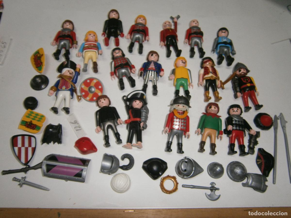 Playmobil: GRAN LOTE PLAYMOBIL CLASICOS DIFERENTES EPOCAS Y TEMATICAS (PIRATAS, MEDIEVALES, ETC) Y COMPLEMENTOS
