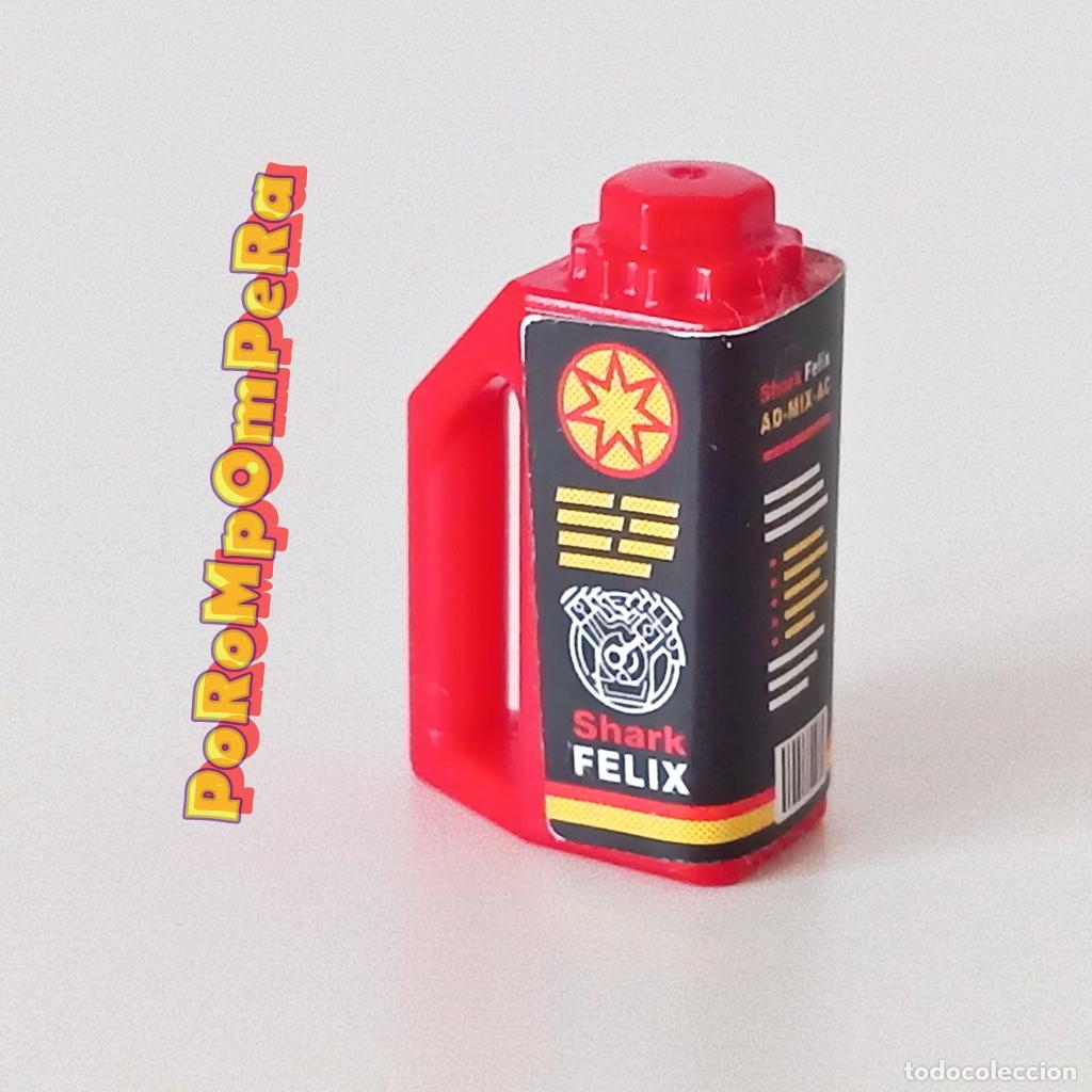 Playmobil: PLAYMOBIL bote rojo aceite 4321 5011 5982 shark felix taller mec&aacute;nico tuning garaje U3