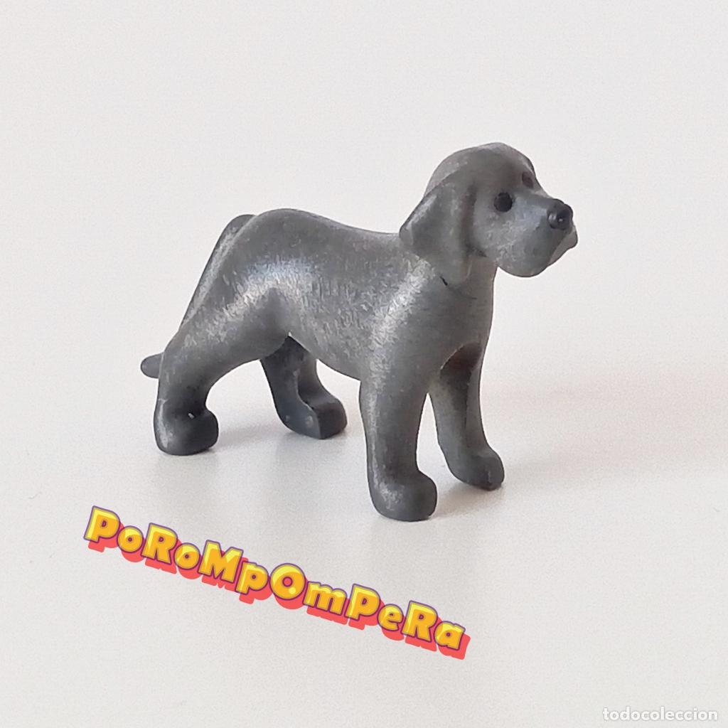 Playmobil: PLAYMOBIL cachorro mast&iacute;n gris oscuro 5210 5380 perro cr&iacute;a mascota animal de compa&ntilde;&iacute;a perrito U3