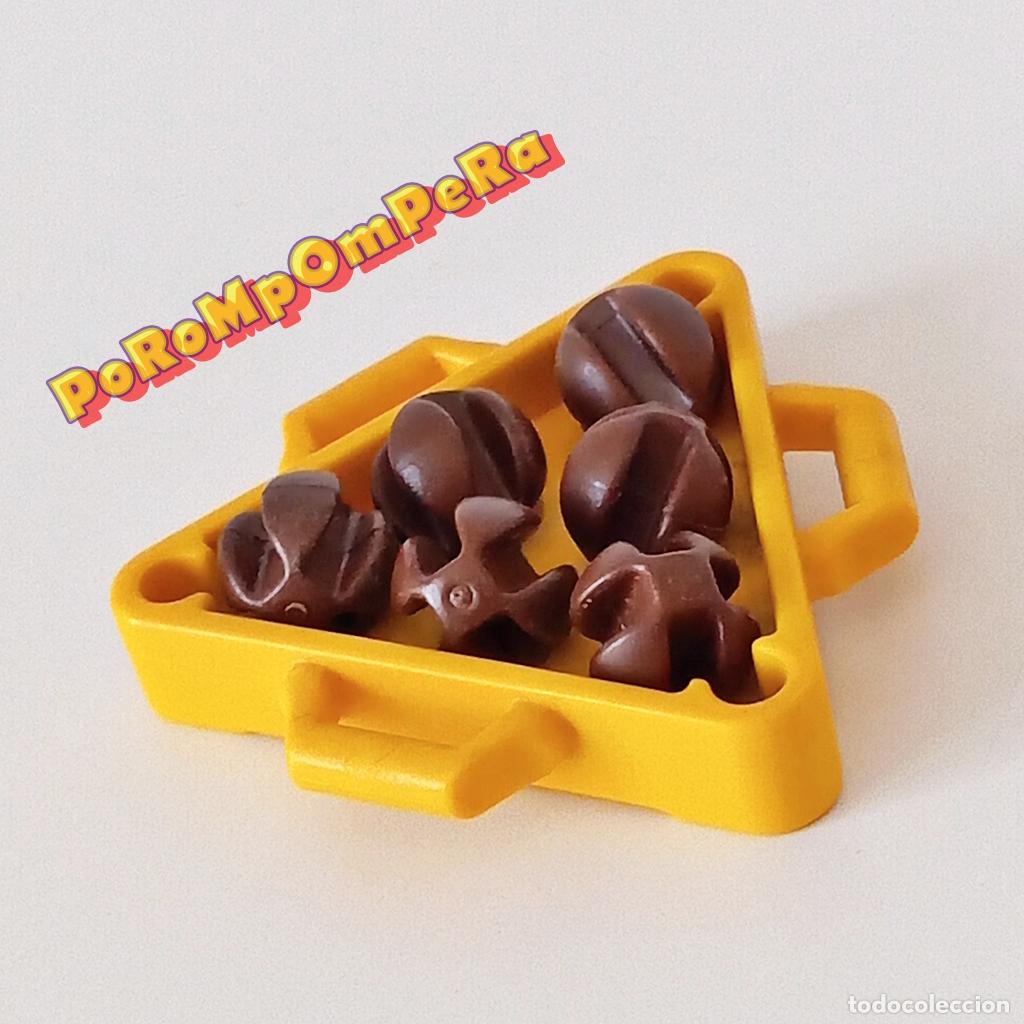 Playmobil: PLAYMOBIL bandeja triangular amarilla munici&oacute;n 6 bombas 305X 3112 328X 3740 3795 3857 3938 3940 U3