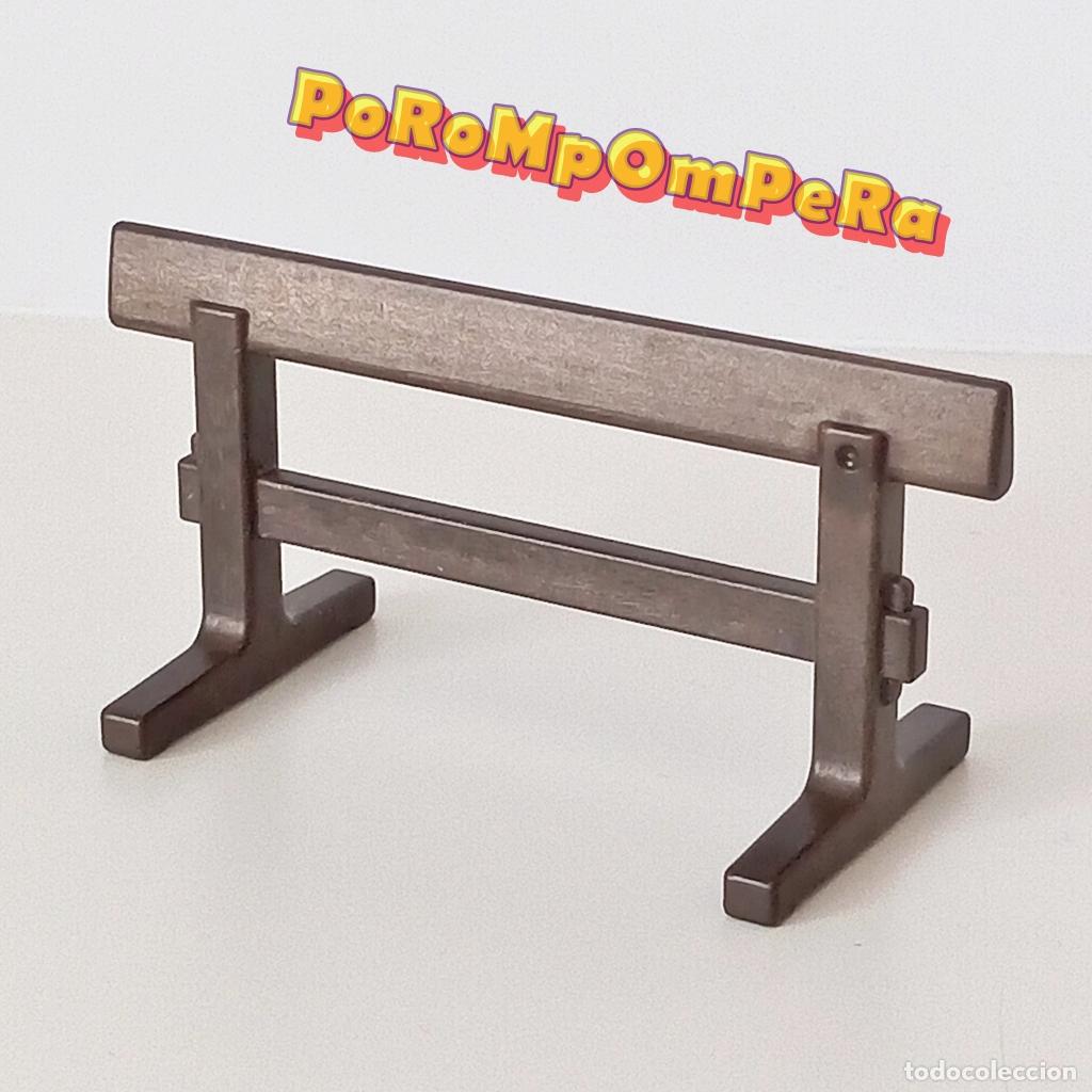 Playmobil: PLAYMOBIL valla marr&oacute;n oscuro fald&oacute;n caballo amarre silla manta U3