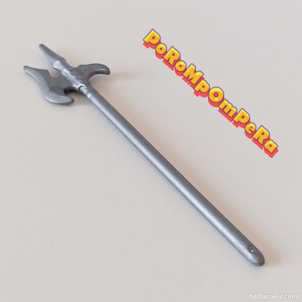 Playmobil: PLAYMOBIL alabarda plateada arma caballero medieval espa&ntilde;ol cruzado - DIFERENTES SETS U3