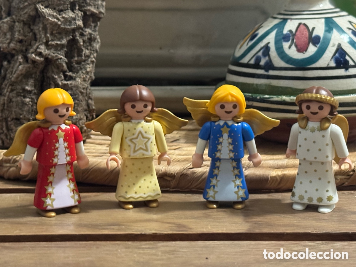 Playmobil: Lote 4 figuras Playmobil &aacute;ngeles