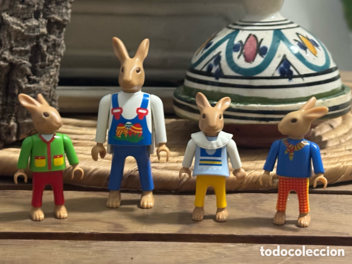 Playmobil: PLAYMOBIL Familia 4 conejos Pascua