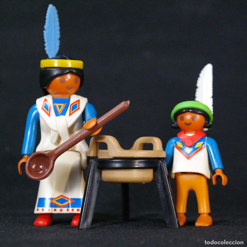Playmobil: Playmobil mama con hija indios ☼