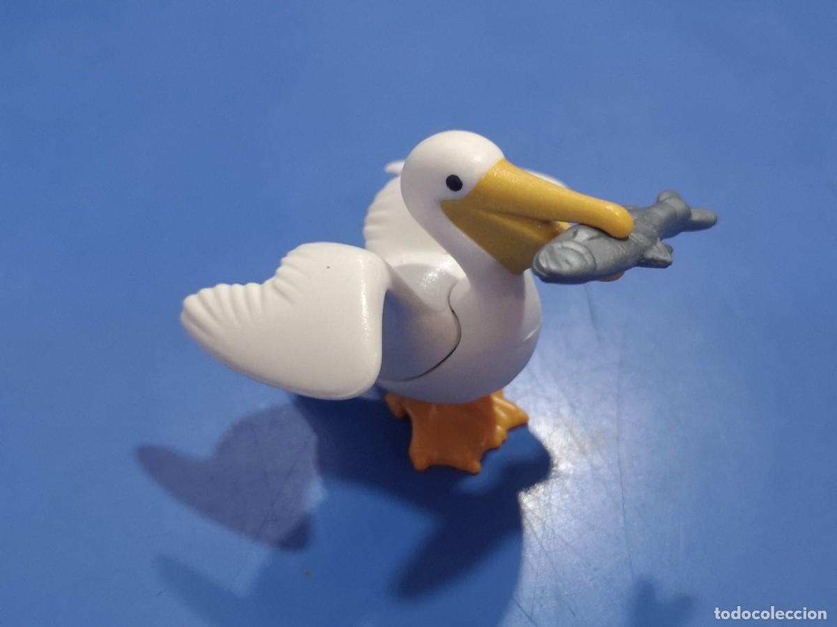 Playmobil: Playmobil pelicano pesca pez animales puerto Neu