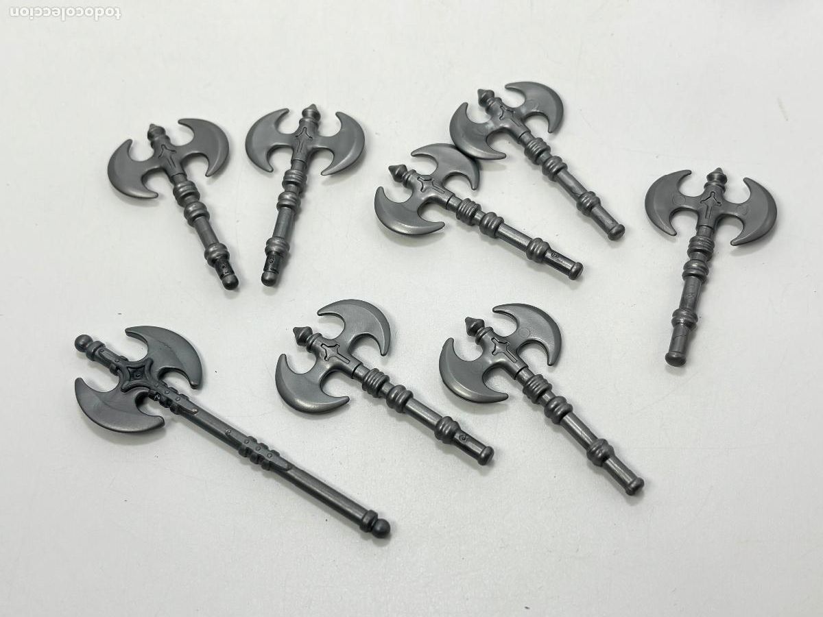 Playmobil: Playmobil lote hacha doble caballero medieval