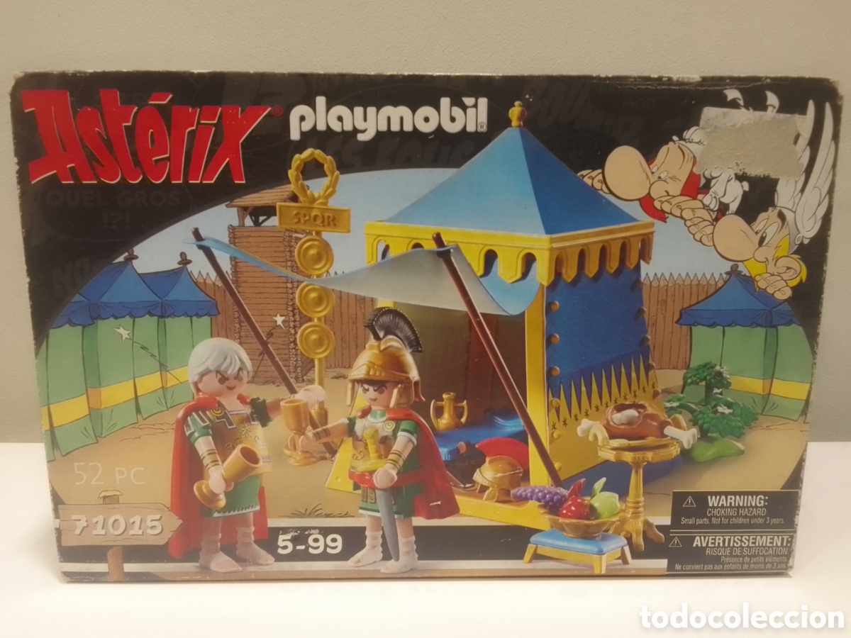Playmobil: Caja vac&iacute;a Playmobil Ast&eacute;rix REF 71015.