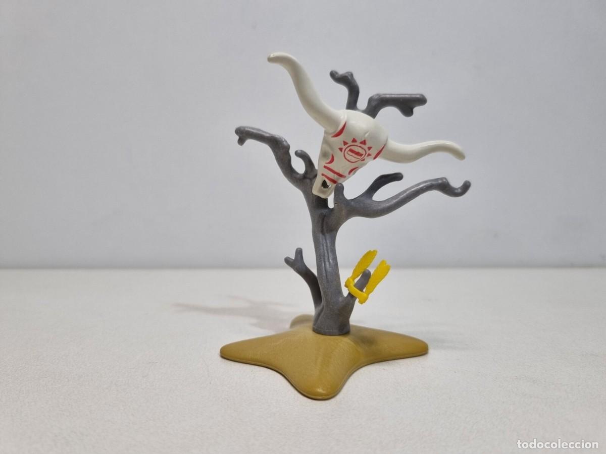 Playmobil: Playmobil 3811 Arbol Tronco Cabeza Vaca Caballeria Nordista Yanki Oeste Western
