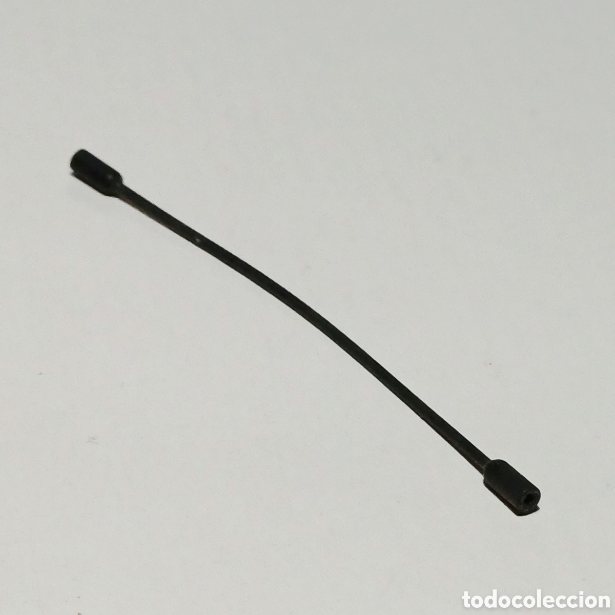 Playmobil: Pieza playmobil enganche negro uni&oacute;n de goma hembra hembra de 9 cm largo