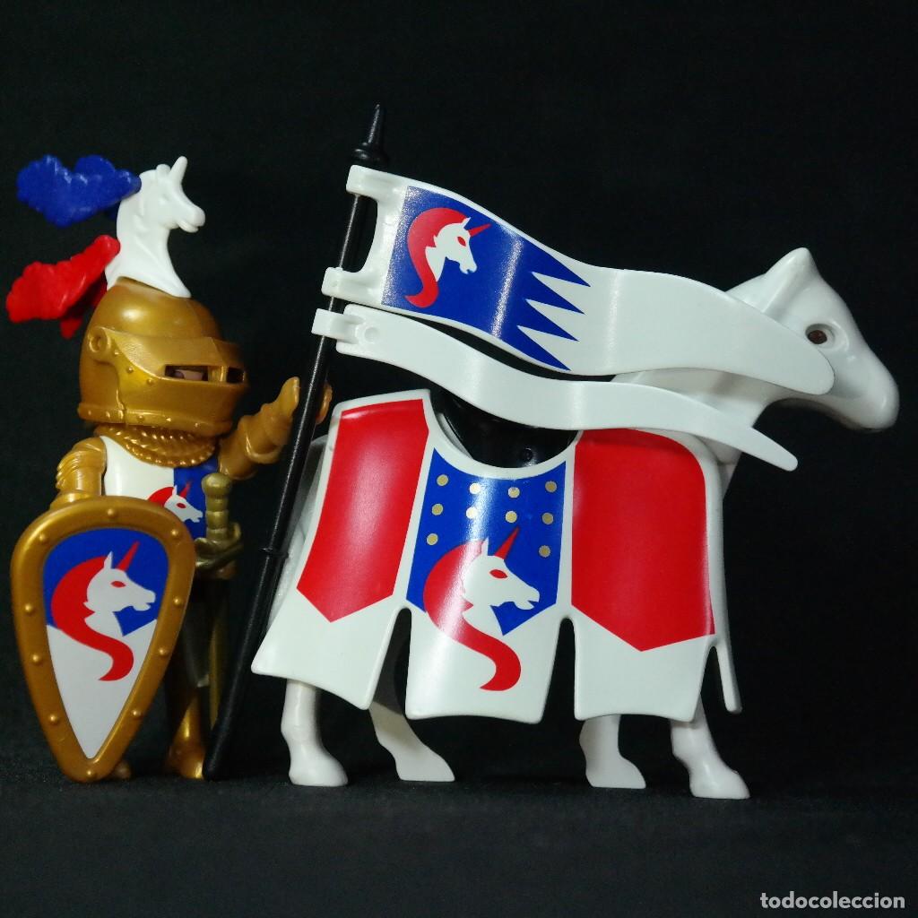 Playmobil: Playmobil caballero unicornio medieval con caballo ☼