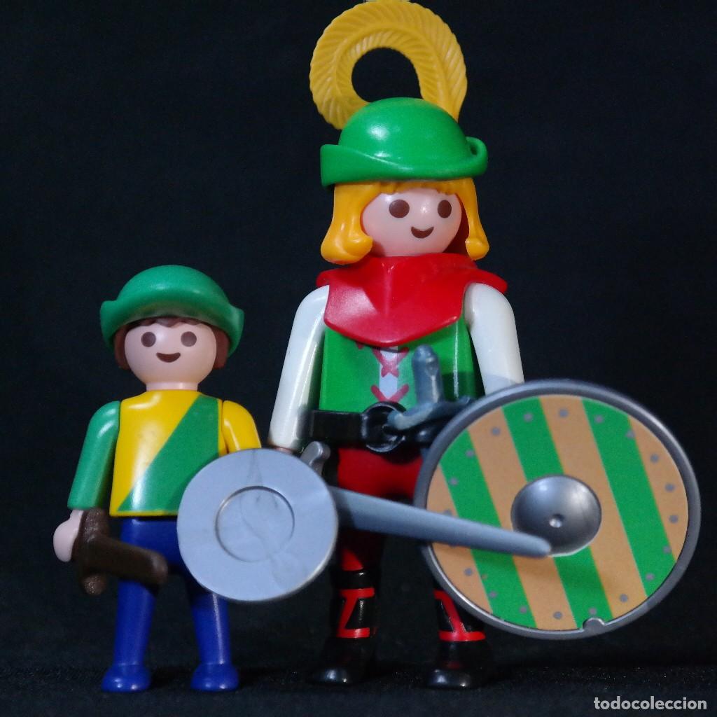 Playmobil: Playmobil caballero medieval con ni&ntilde;o☼