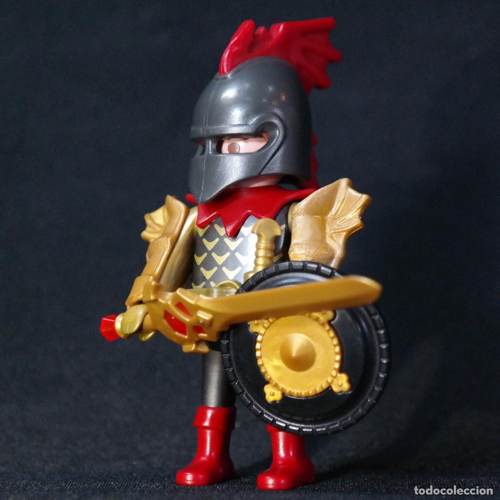 Playmobil: Playmobil caballero medieval dorado ☼