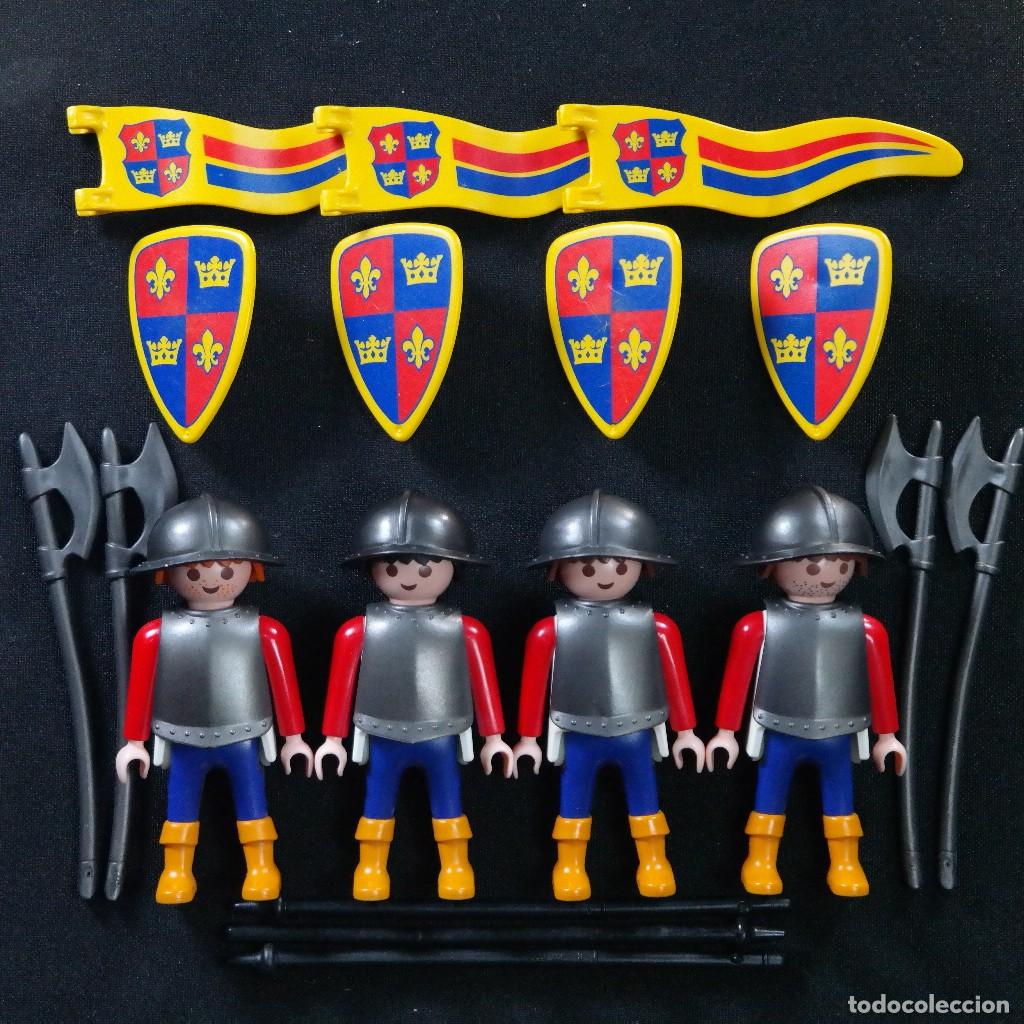 Playmobil: Playmobil 4 caballeros flor de lys ☼