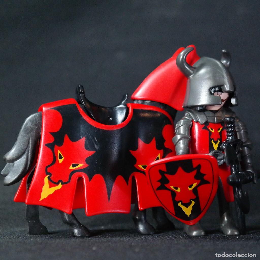 Playmobil: Playmobil caballero dragon a caballo ☼