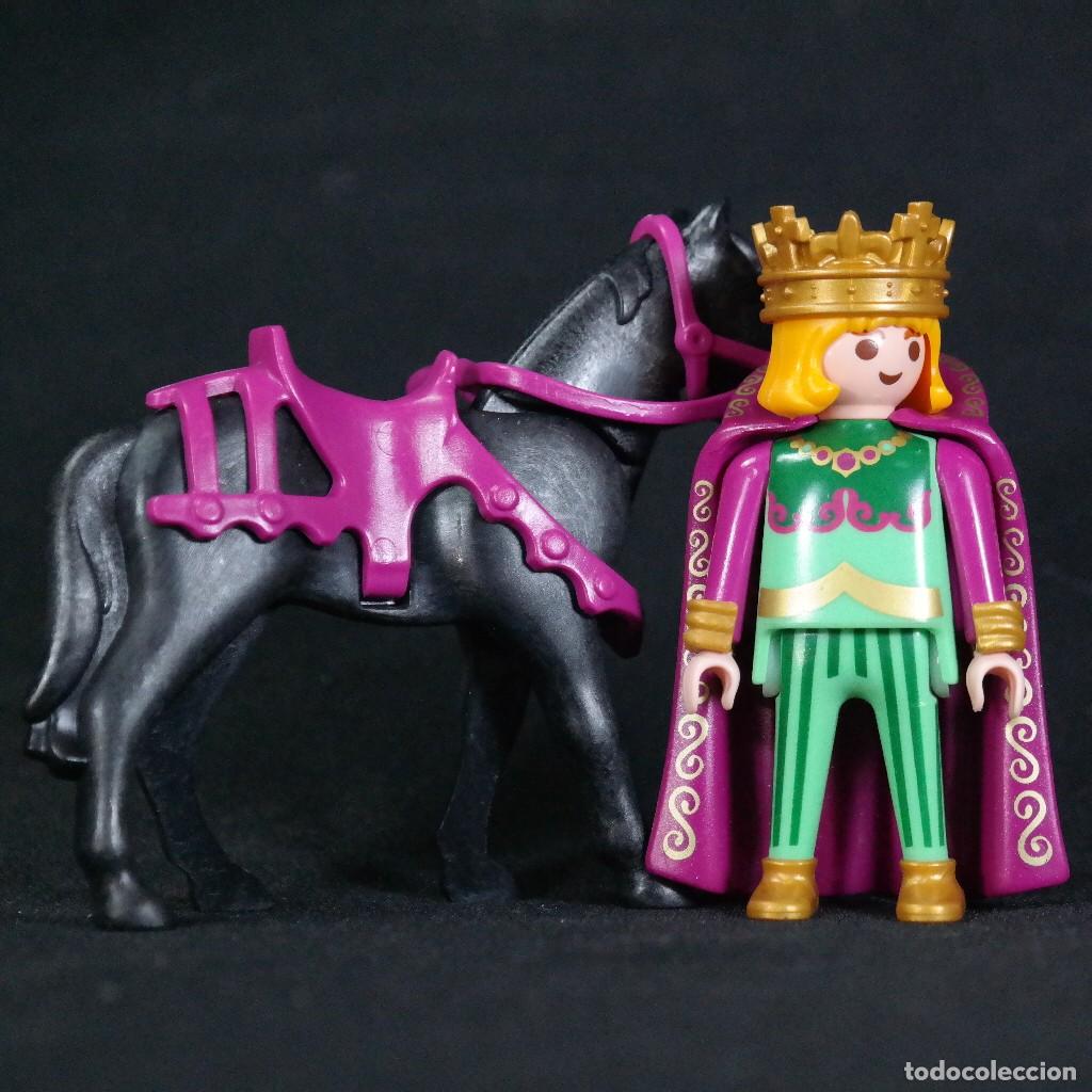 Playmobil: Playmobil rey medieval con caballo ☼