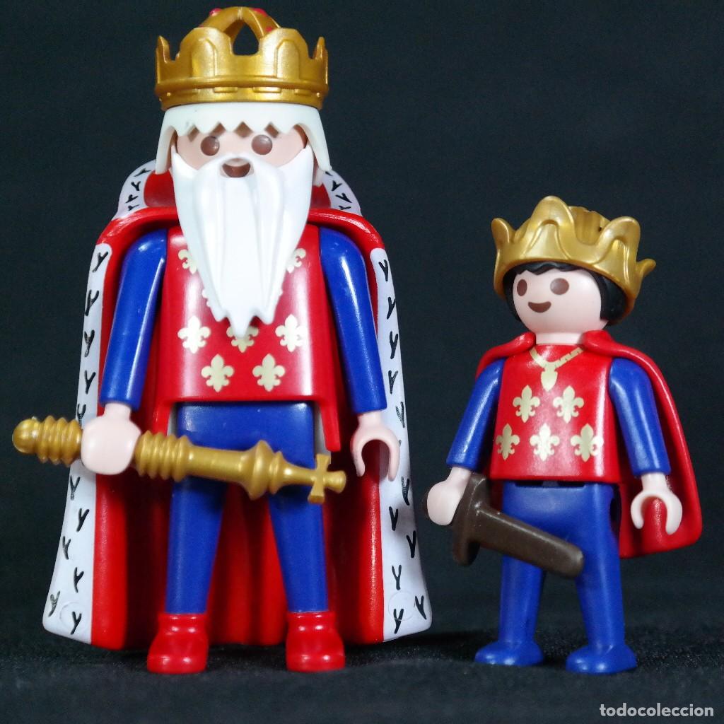 Playmobil: Playmobil rey medieval con nieto ☼