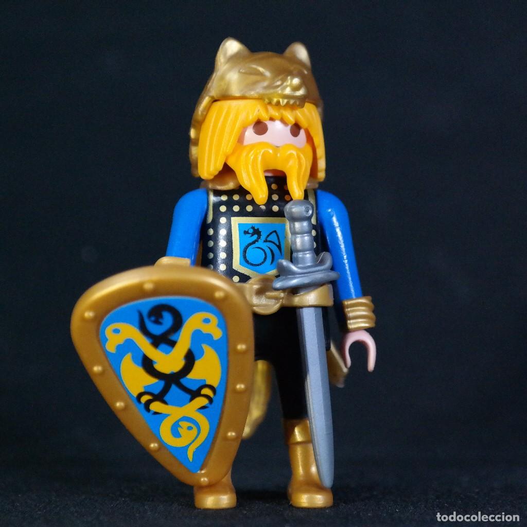 Playmobil: Playmobil vikingo con escudo dorado☼