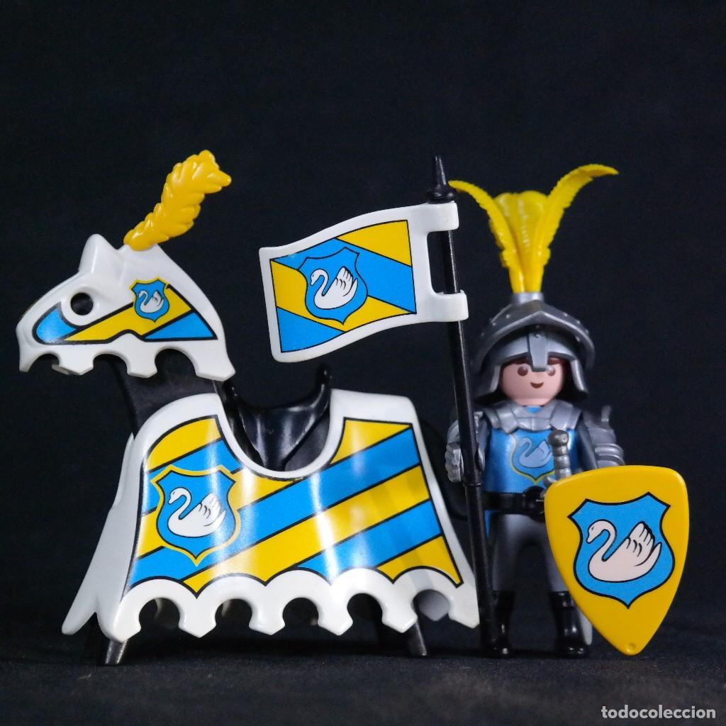 Playmobil: Playmobil caballero medieval cisne con caballo ☼