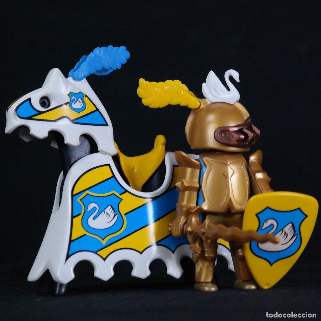 Playmobil: Playmobil caballero medieval cisne con caballo ☼