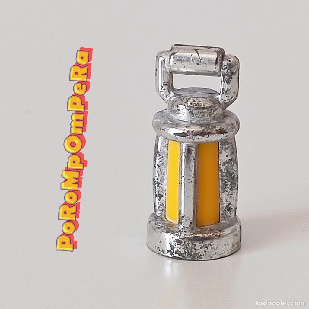 Playmobil: PLAYMOBIL l&aacute;mpara cromada 3409 341X 3445 3550 3570 3740 3750 4033 candil farol de mano U2