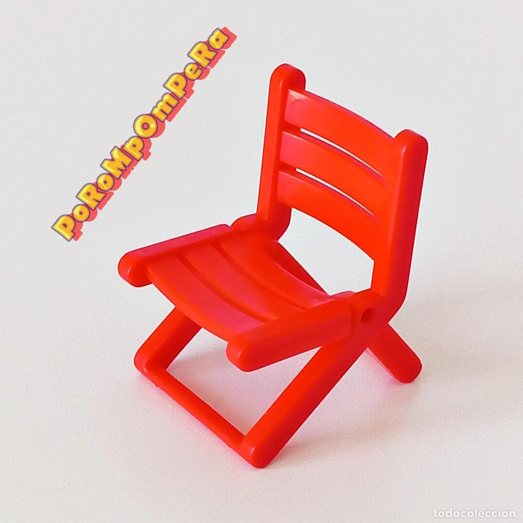 Playmobil: PLAYMOBIL silla roja plegable camping 3230 3647 3728 3771 3864 3945 4826 5341 5907 5998 ? U2