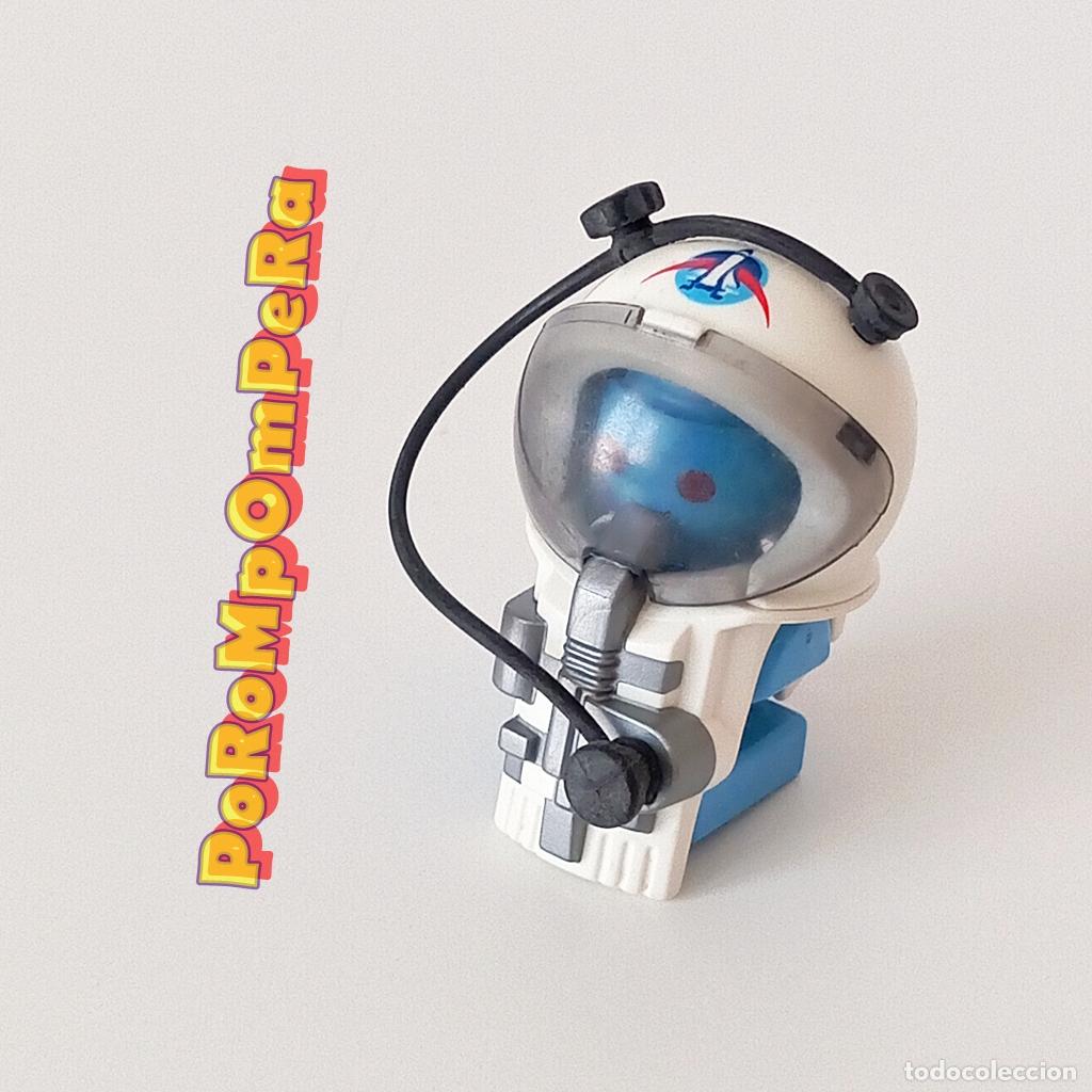 Playmobil: PLAYMOBIL casco/peto/tubo ox&iacute;geno astronauta 6196 6197 9101 70565 espacial escafandra esa nasa U2