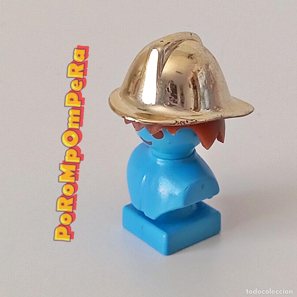 Playmobil: PLAYMOBIL casco de bomberos &eacute;poca 70s 80s U2