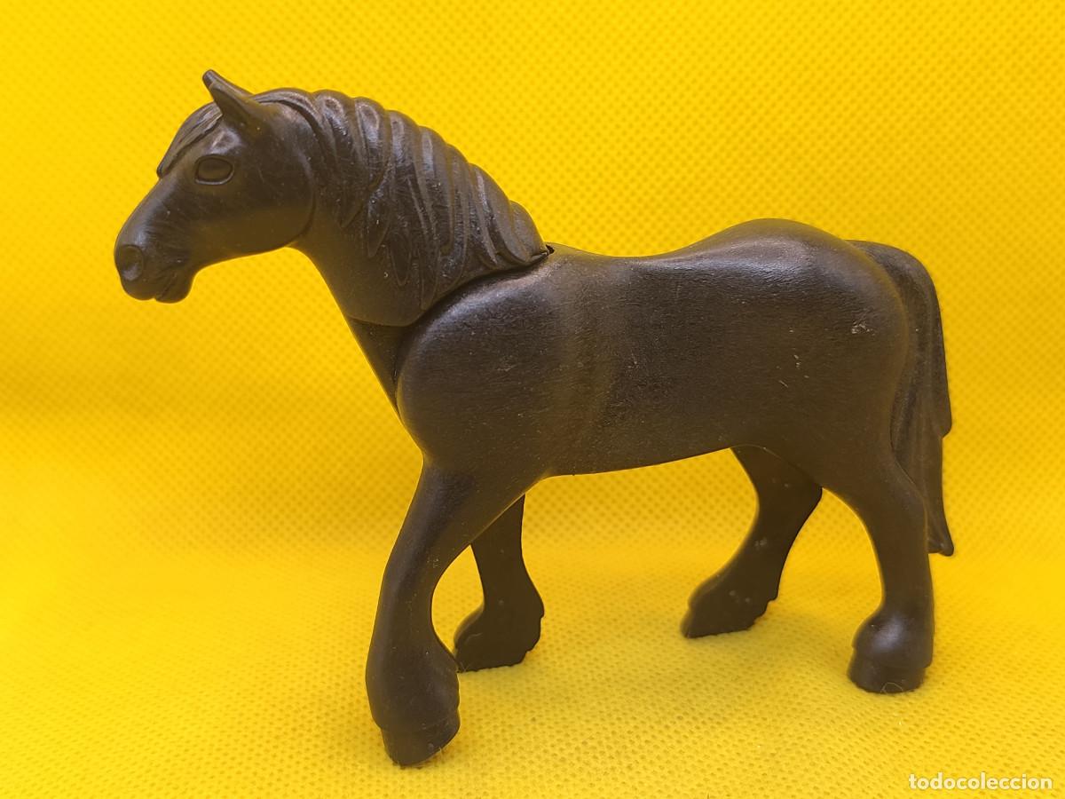Playmobil: Playmobil Caballo percher&oacute;n negro