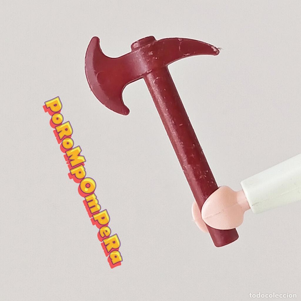 Playmobil: PLAYMOBIL hacha marr&oacute;n similar 3939 4175 5140 le&ntilde;ador bombero polic&iacute;a bosque granja aventura arma U2