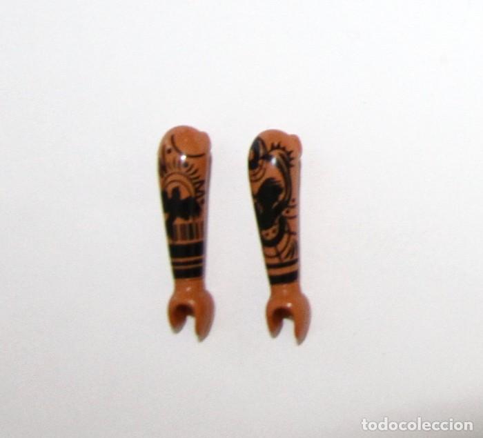Playmobil: PLAYMOBIL MEDIEVAL BRAZOS COLOR RECAMBIO FIGURA TATUAJES