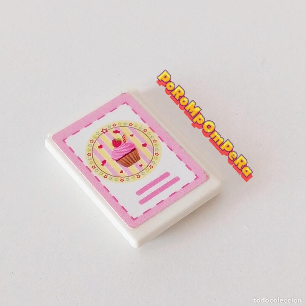 Playmobil: PLAYMOBIL carta men&uacute; cafeter&iacute;a cupcake 9080 U2