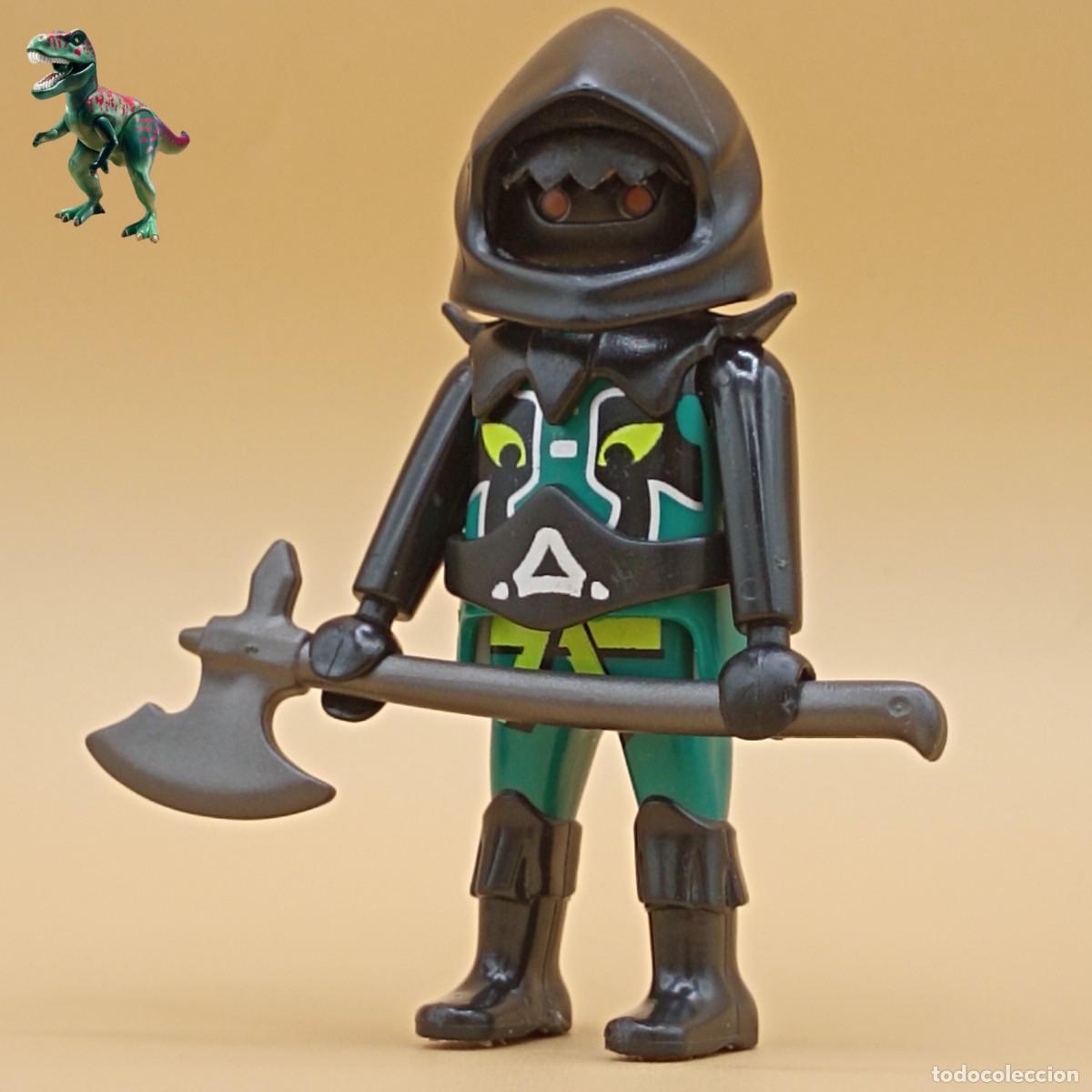Playmobil: Playmobil figura verdugo encapuchado capucha hacha ejecutor castillo medieval