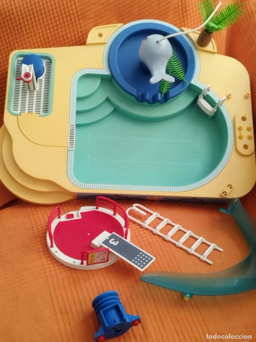 Playmobil: Playmobil. Piscina infantil con fuente de ballena. Incompleta.