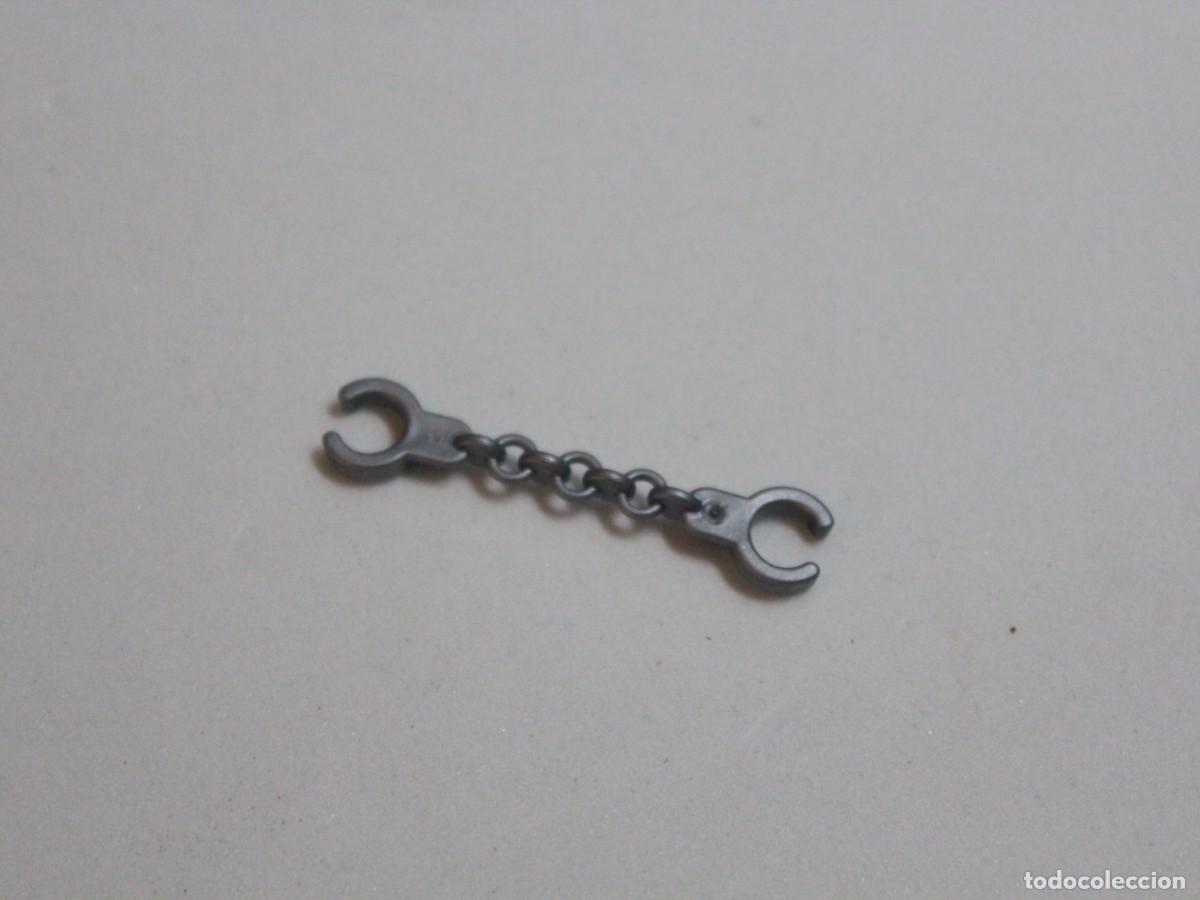 Playmobil: Accesorio playmobil cadena gris con enganches pieza de montaje recambio