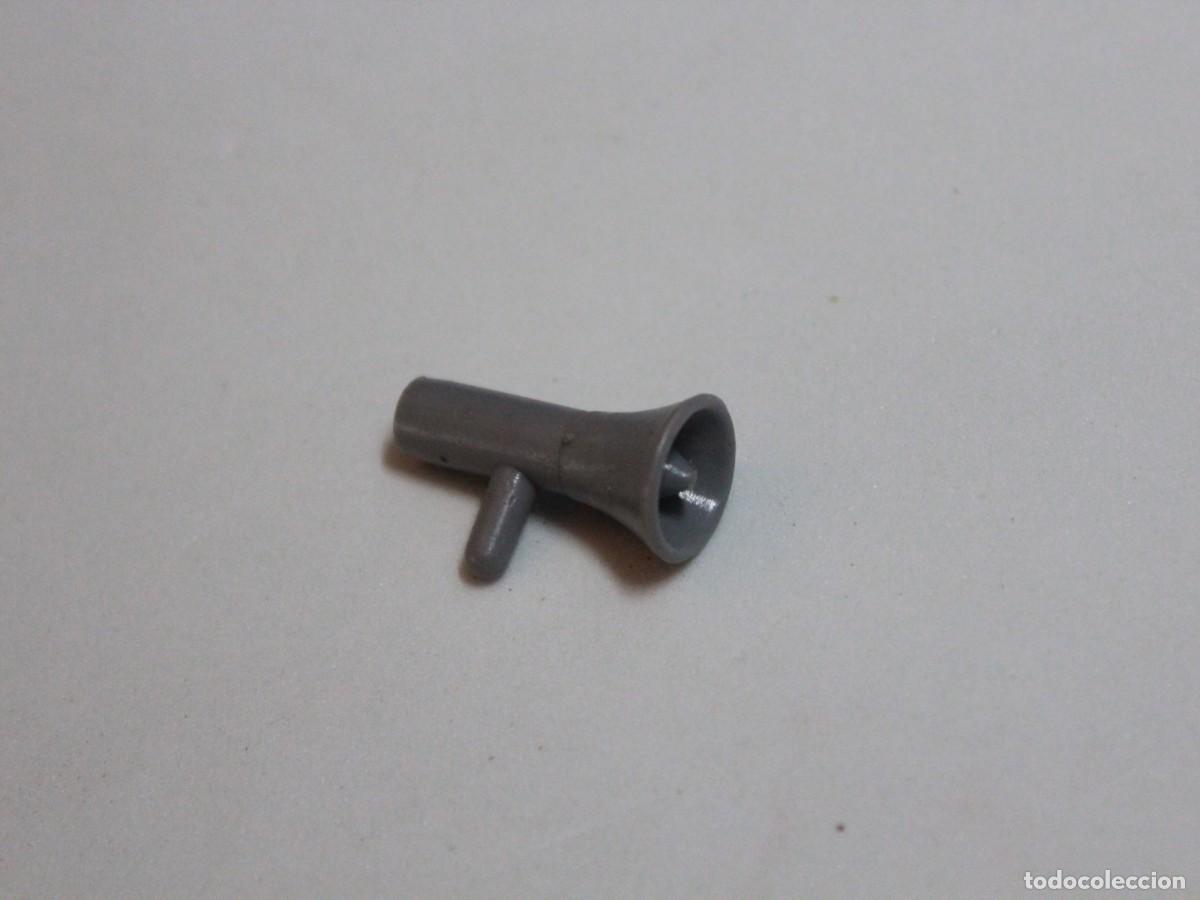 Playmobil: Accesorio playmobil meg&aacute;fono gris altavoz polic&iacute;a rescate